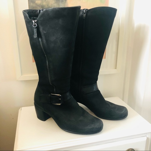Ecco leather black boots excellent condition - Picture 3 of 10